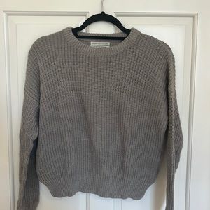 Urban Outfitters gray cable knit sweater size S